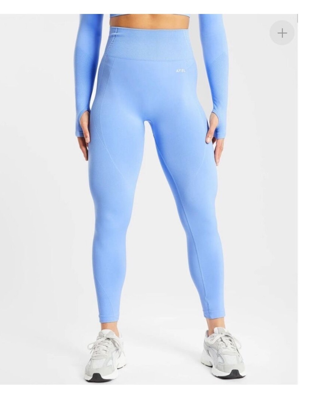 AYBL Seamless Adapt Leggings Size Medium in Chambray Blue athleisure workout gym